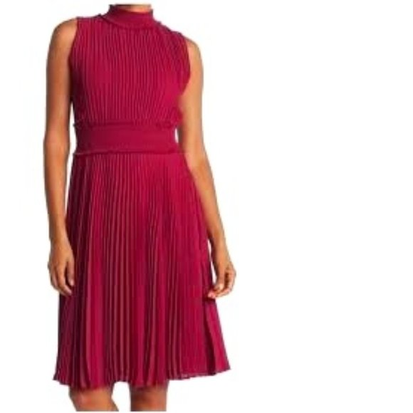 nanette lepore pleated blouson dress Nanette Lepore Pleated Blouson Dress